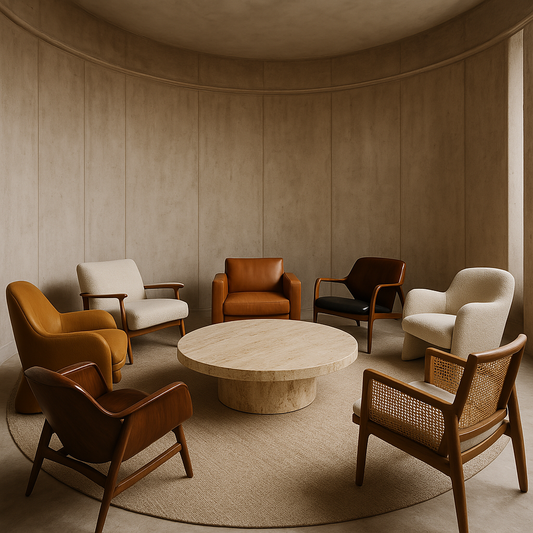 Wholesale & White Label: Travertine & Marble Tables