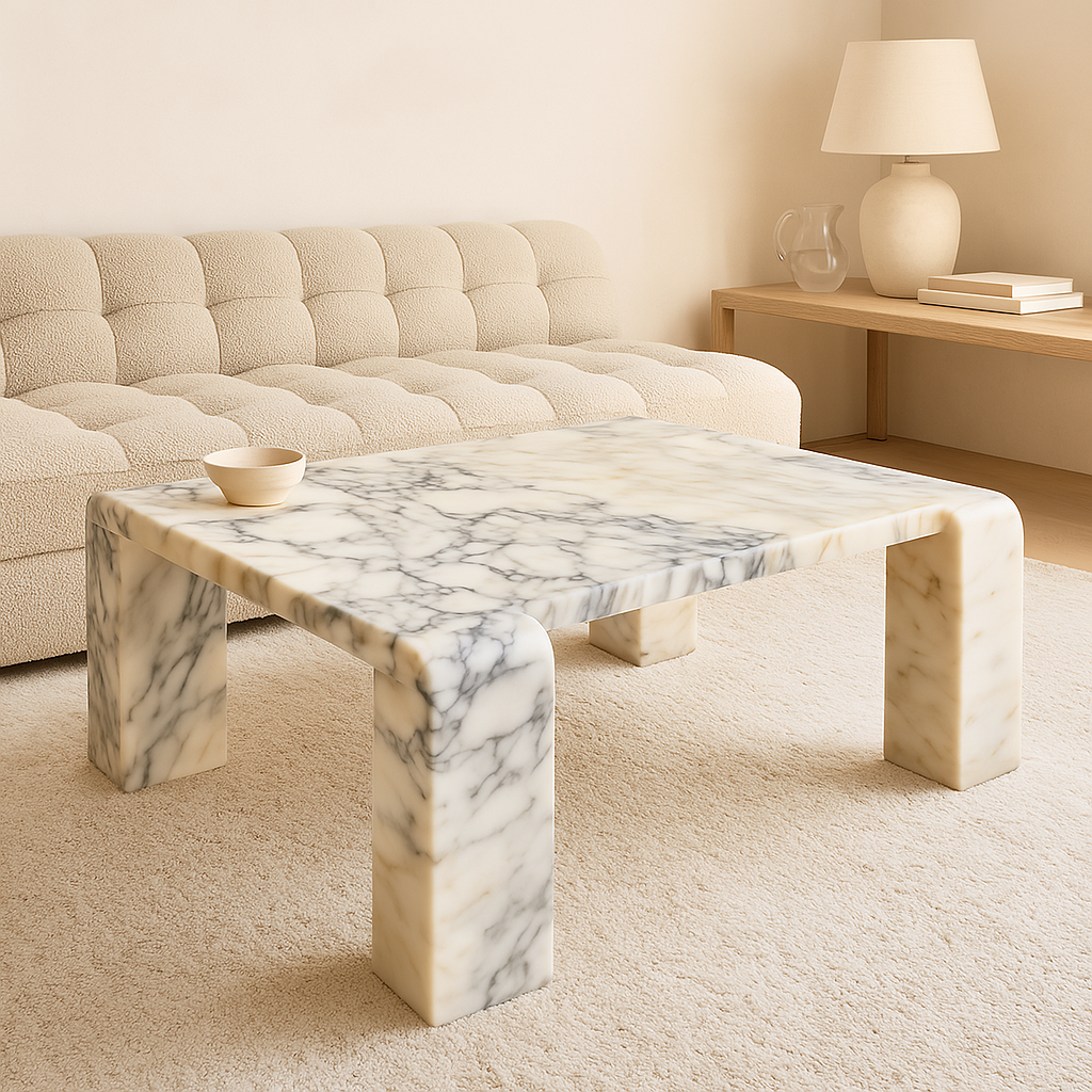 Ocean Coffee Table - Marble
