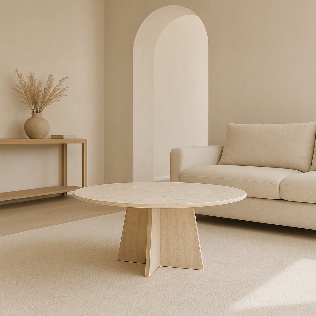 Centro Coffee Table - Travertine