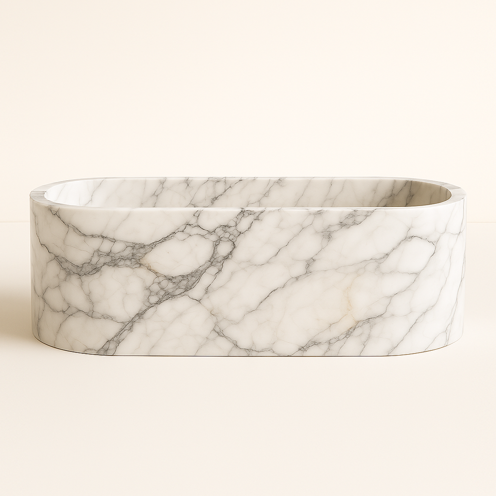Ovalo Bathtub - Marble Calacatta