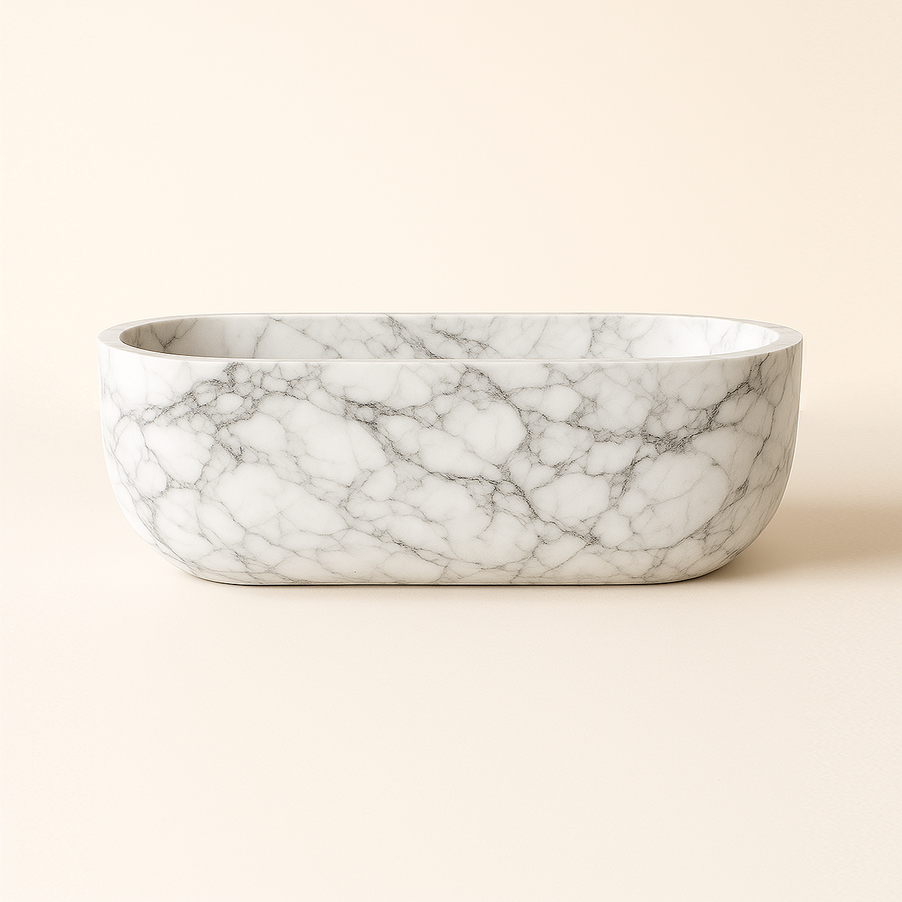Lunaro Bathtub - Marble Calacatta