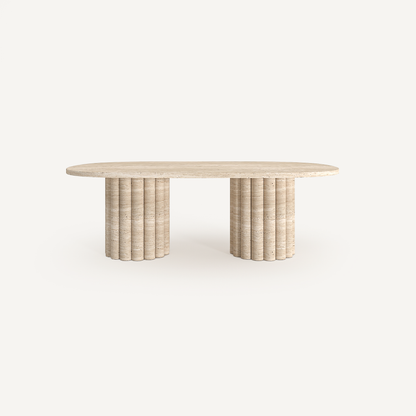 Ripple Coffe Table - Travertine