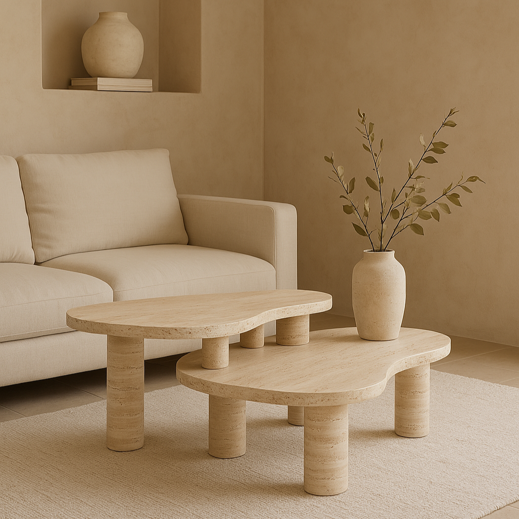 Byron Mix Coffee table - Travertine