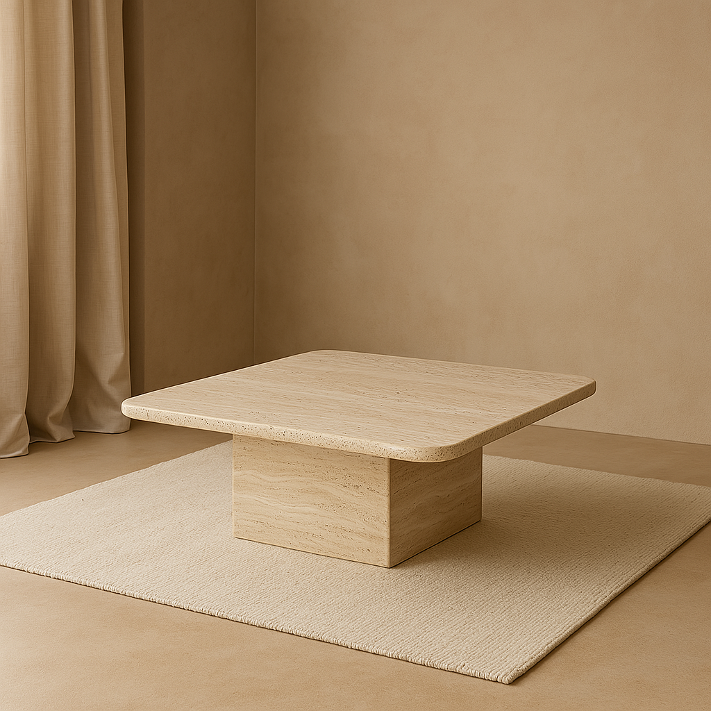 Medina Coffee Table - Travertine