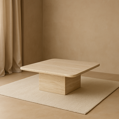 Medina Coffee Table - Travertine