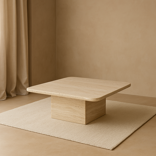 Medina Coffee Table - Travertine