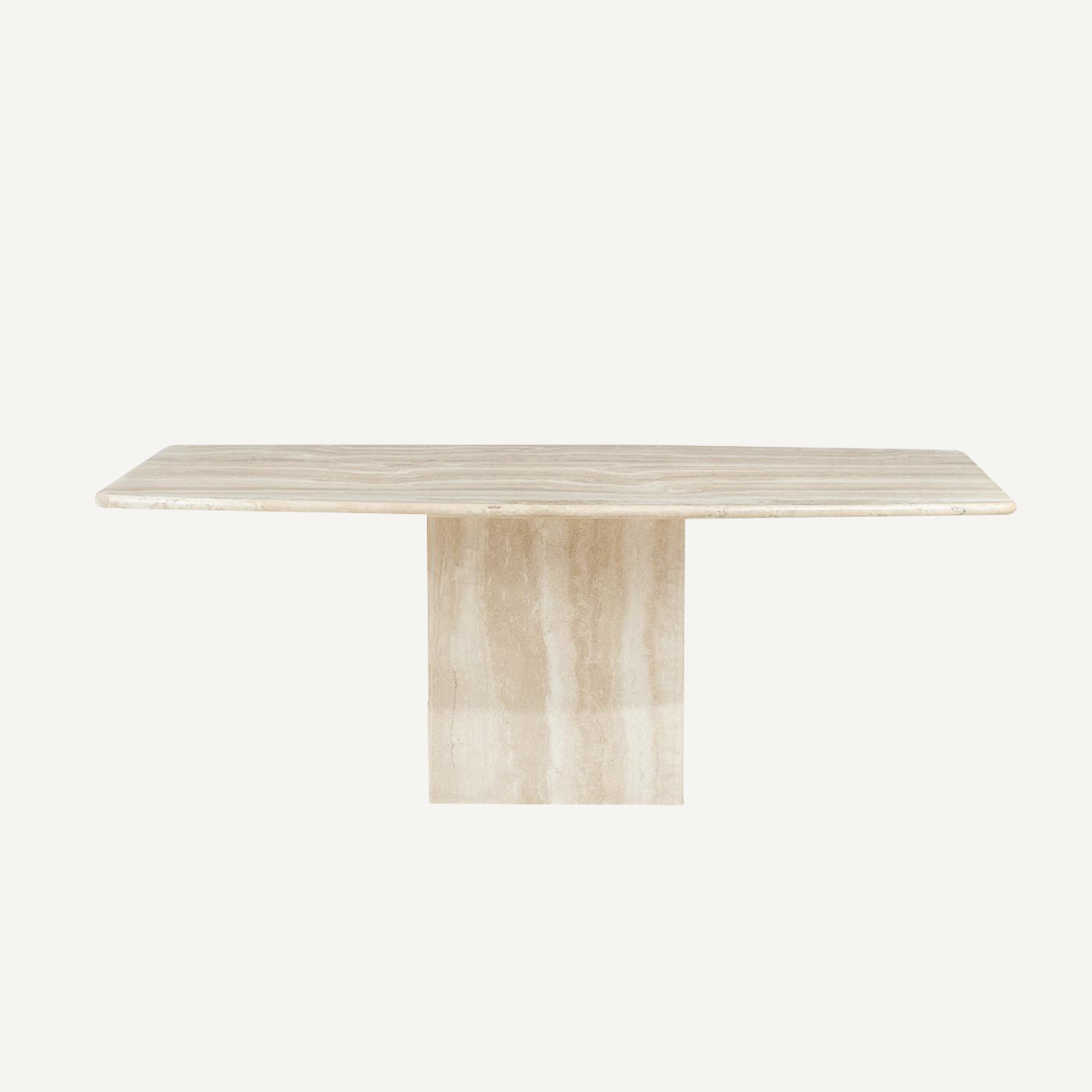 Zona Dining Table - Travertine