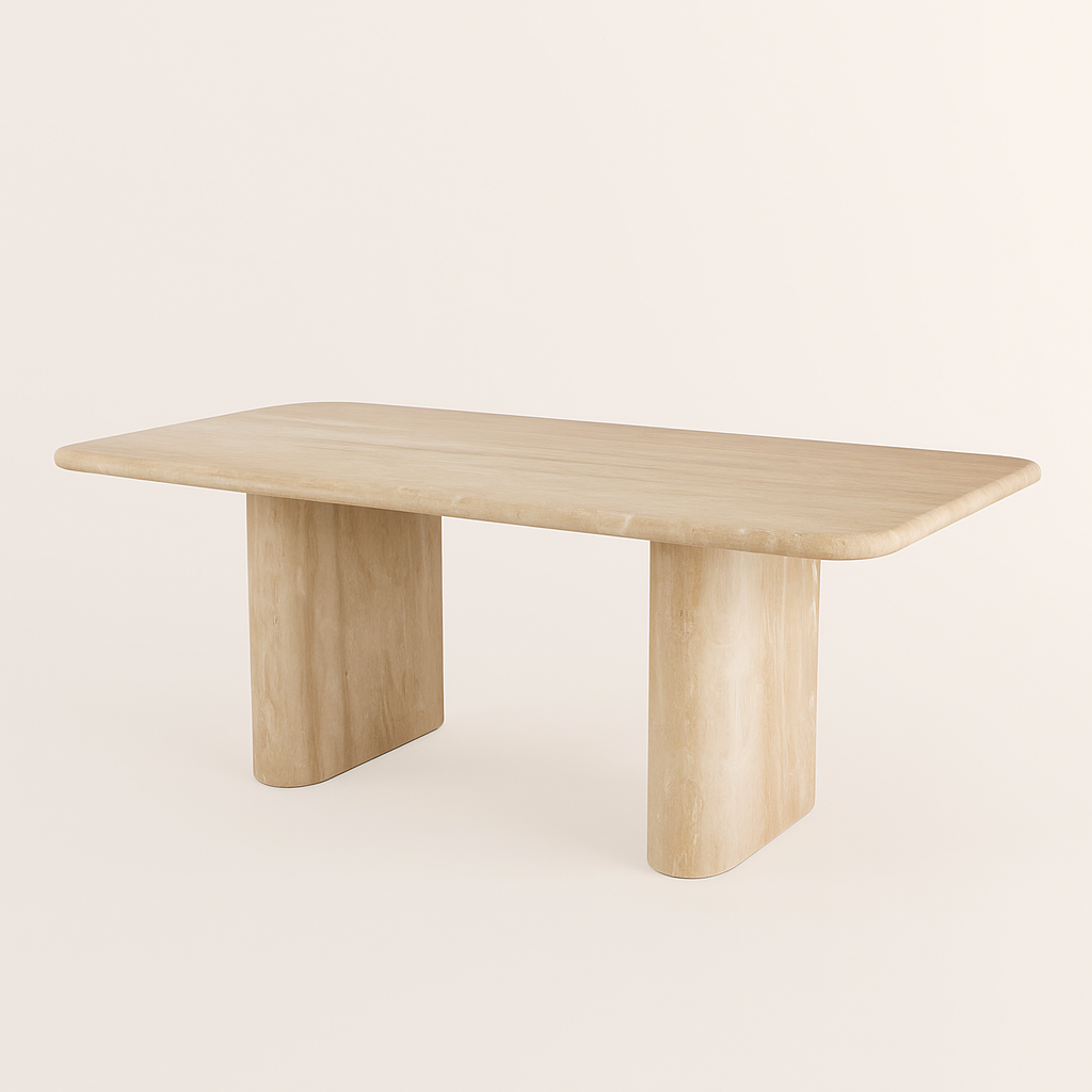 Cavo Dining Table - Travertine