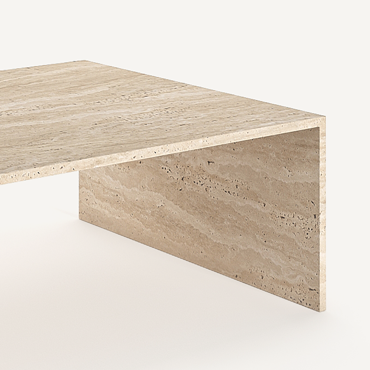 Classic Coffee Table - Travertine