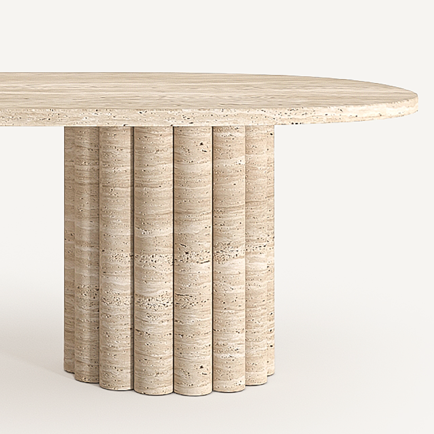 Ripple Coffe Table - Travertine