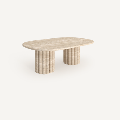 Ripple Coffe Table - Travertine